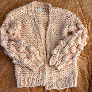 Warm chunky pink sweater